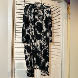 Magic Fit tie dyed long sleeve cardigan